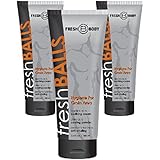Fresh Balls Lotion The Solution for Men - 3 Pack - 3.4 Oz