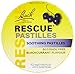Rescue PASTILLES, Black Currant Flavor, Natural Stress Relief Lozenges, Homeopathic Flower Essence, Vegetarian, Gluten & Sugar-Free, 35 Count