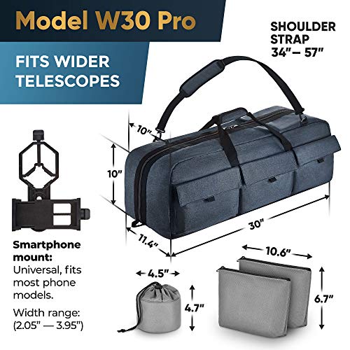 bagmate Mehrzweck-Teleskoptasche, passend für die meisten Teleskope (76x29x25 cm) – Bild 8