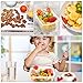 Gimars 18 Pcs Large + Mini Fruit & Vegetable & Cookie Cutters Shapes Sets, Stainless Steel Small Cookie Stamp Mold, Sandwich Cutters for Kids Baking, Bento Box and Food Decoration Tools for Kitchen