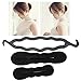 45PCS Hair Styling Kit LuckyFine Hairdresser Magic Hair Clip Styling Pads Foam Sponge Bun Donut Hair Clip Accessory Tool