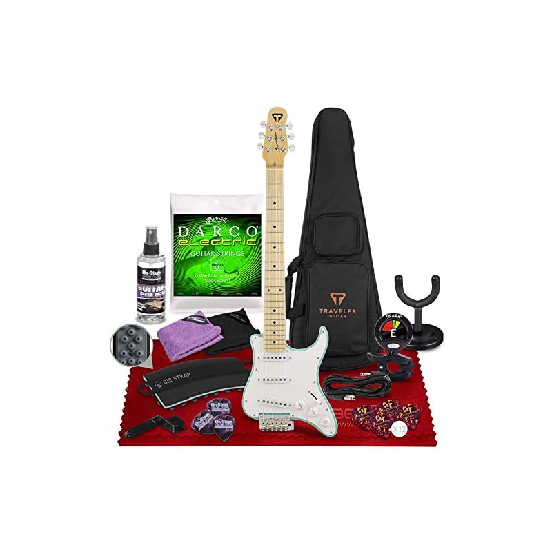Traveler Guitar Travelcaster Deluxe Solidbody Electric Guitar (Surf