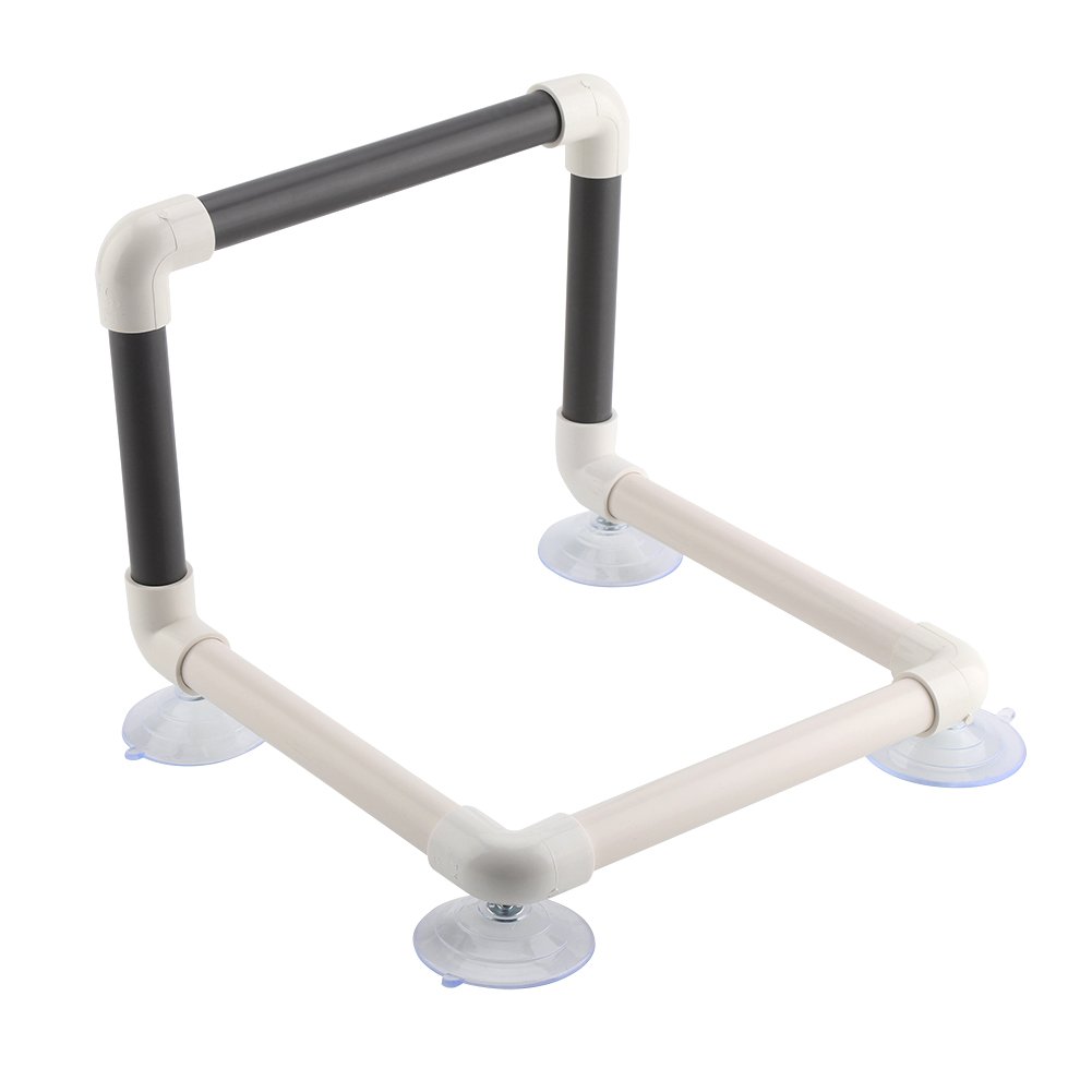 HEEPDD Bird Perch, Suction Cup Shower Perch for Parrots Durable Plastic Wall Mounted Standing Toy for Macaw Durable Plastic Wall Mounted Standing Toy for Macaw