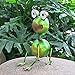 Solar Garden Lights Outdoor Garden Decoration Outdoor Flower Basin Solar Lamp Outdoor Access Drainage Lowerpot Spring Garden Logo Fairytale Garden Metal Animal Frog Statuette