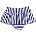 Jastore® Baby Girls Big Bowknot Stripe 2 Pieces Swimwear Swimsuits Beach Wear (2T, Rose)