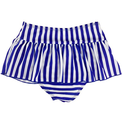 Jastore Baby Girls Big Bowknot Stripe 2 Pieces Swimwear Swimsuits Beach Wear (2T, Yellow) - Thumbnail 5