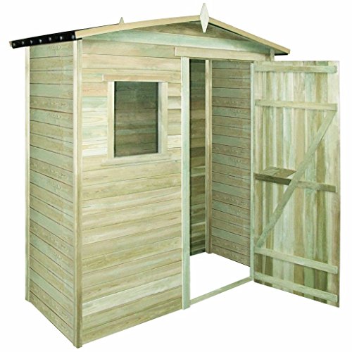 Xinglieu Gartenhaus aus imprägniertem Kiefernholz, 200 x 100 x 210 cm – Bild 6