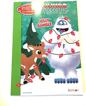 Rudolph the Red Nose Reindeer Jolly Bumble Jumbo Coloring and Activity Book