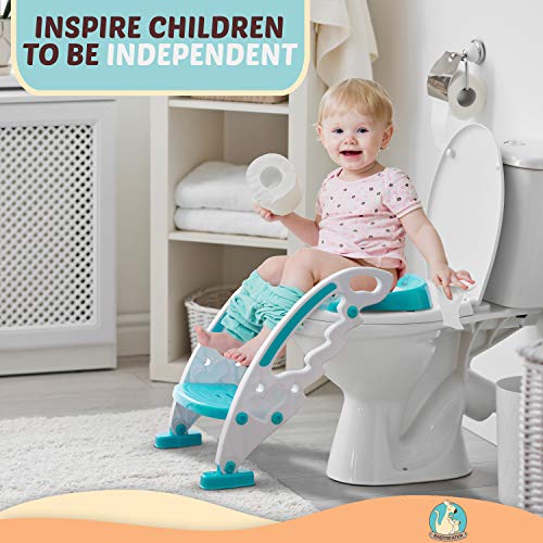BABYSEATER Potty Training Seat with Potty Reward Chart Step Stool