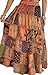 WEVEZ Pack of 3 Hippie Tiered Maxi Long Vintage Patch Skirts Acid Wash