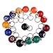 Foxnovo Billiard Ball Keychain 32mm 16pcs