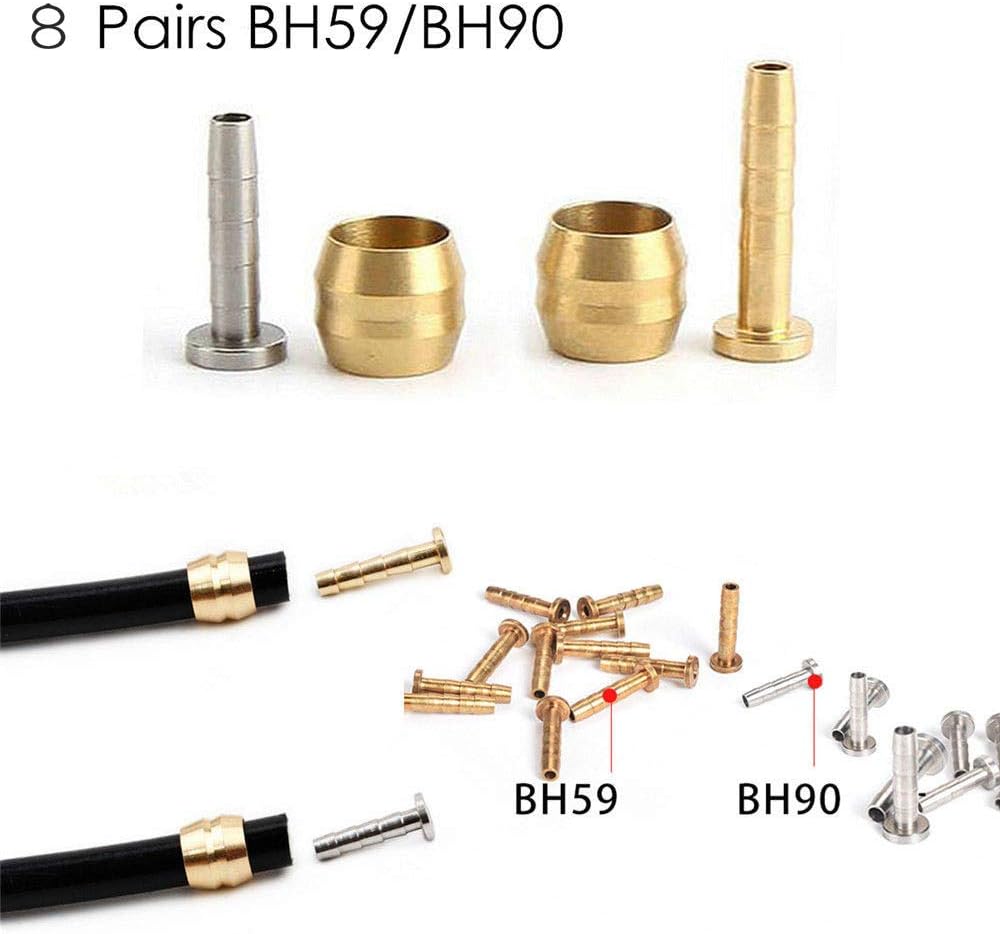 Neuocean 8sets Olive Connector Bicycle Disc Brake Connecting Insert Compatible with Shimano BH90 Hydraulic Disc Brake Hose - Image 4