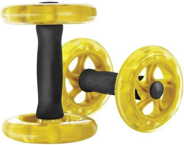 LKNJLL Core Wheels Dynamic Strength and Ab Trainer Roller, Set of 2,Home Fitness Workout-No Noise