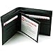 Alpine Swiss Mens RFID Blocking Leather High Capacity Bifold Wallet Black