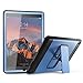 iPad Pro 9.7 Case, YOUMAKER Full-Body Heavy Duty Protective Case with Kickstand and Built-in Screen Protector for Apple iPad Pro 9.7 inch - Blue/Black