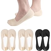 Forbidden Road No Show Socks Non Slip Low Cut Invisible Socks for Women
