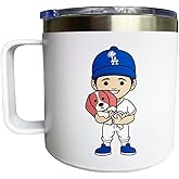 EXIGENT Dog Los Angeles Cup Mug Collectible 14Oz Ounces Birthday Gifts Decorations (Mug_LAD)