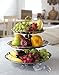 Extra Large 3 Tier Serving Tray(13.5x12x10in)-Great Use for Cake and Cupcake Stand,Appetizer and Platter Tray,Fruit and Cheese/Meat Tray.Tiered Stand is Perfect for Party Wedding BBQs and Holidays
