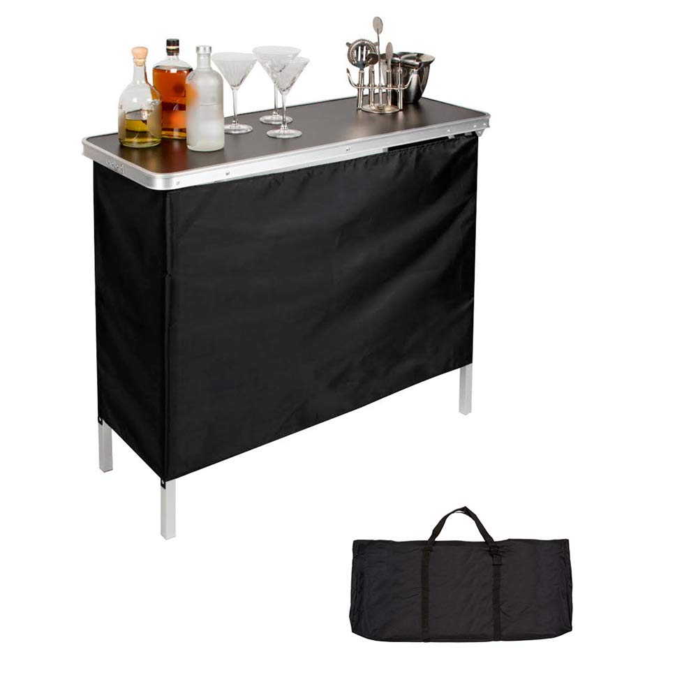 Trademark Innovations Portable Bar Table - Carrying Case Included -