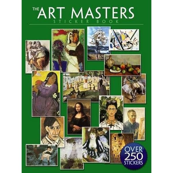 The Art Masters Sticker Book Over 250 Stickers Dover 0800759803392 Books Amazon Ca