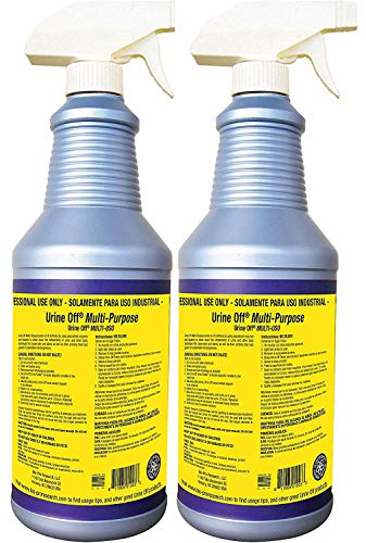 Urine-Off Multi-Purpose Odor and Stain Remover, 33.8 oz Spray, 2-Pack