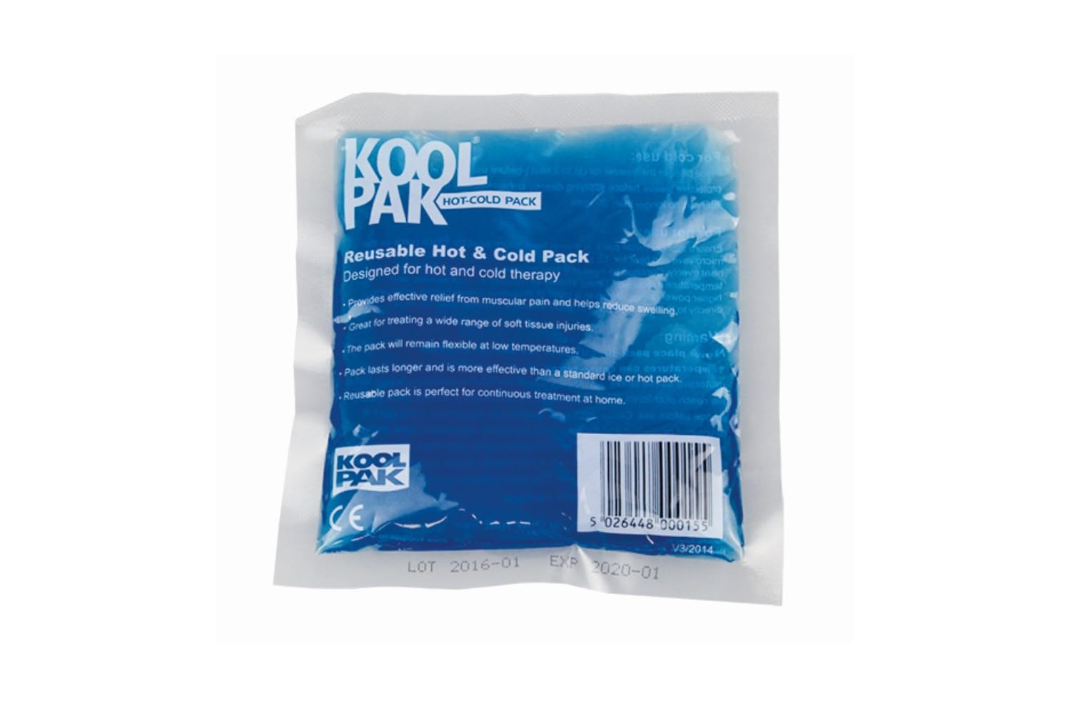 Koolpak Reusable Hot and Cold Pack - 13 x 14cm - 80 Pack
