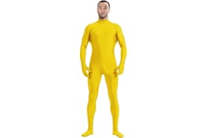Aniler Men's and Women's Headless Spandex Bodysuit Zentai Jumpsuit Halloween Dress Up Party Cosplay Unitard Body Suit