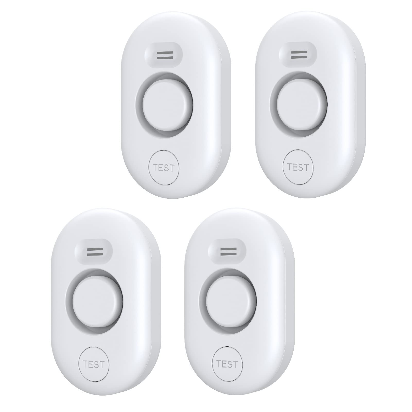 Water Leak Detector Sensor Alarm: Home Water Flooding Monitor Smart Sink Overflow Monitoring Adjustable Wet Moisture Alert Pipe Leakage Drip Detection Warning for Basement Floor 1Pack