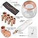 TailaiMei Makeup Brush Cleaner, Auto Electric Makeup Brushes Cleaning to Clean and Dry Makeup Brushes in 360 Rotation with 8 Rubber Collars in Seconds