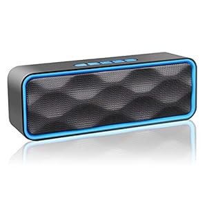 Aigoss S3 Draadloze bluetooth-luidspreker, outdoor stereoluidspreker met HD audio en verbeterde bas, geïntegreerde dual…