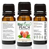 BioFinest Peach Fragrance Oil - 100% Pure & Natural - Fresh Home Scent - Air Refresher - Relaxing Aromatherapy - Skin and Hair Care - FREE E-Book (10ml)