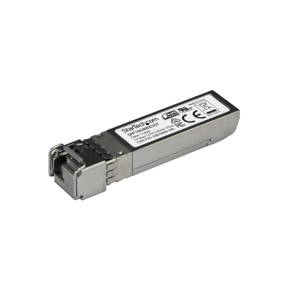 StarTech.com MSA Uncoded SFP+ Module - 10GBASE-BX - 10 Gigabit Ethernet BiDi Fiber Single Strand SFP+ Transceiver - LC 10km - MSA Compliant (SFP10GBBXUST)