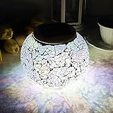 Solar Glass Ball Table Light Color Changing Solar