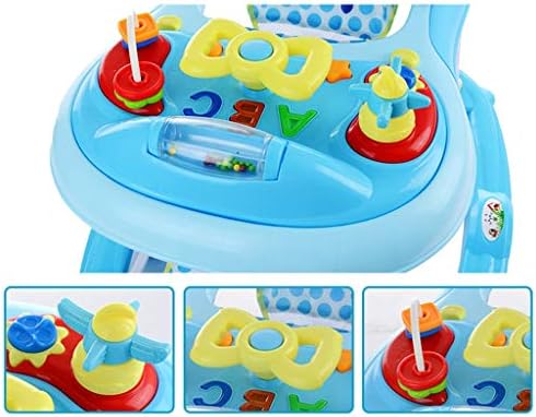 Color 60 72cm Size B08k73z1st ベビー マタニティ ブレーキベルトとロッキングホース付プッシュロッドとディナープレートと折り畳み式のベビーウォーカーアンチロールオーバー は 赤ちゃん6 18ヶ月間に適した音楽赤ちゃんのおもちゃの車バランス車でシェッド 産業