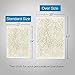 H.VERSAILTEX Cream Bath Mat Soft Shaggy Bathroom Rugs Rugs Luxury Microfiber Washable Bath Rug for Floor Bathroom Bedroom Living Room, 20 x 32 inches
