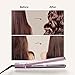 Hair Straightener, Anjou Flat Iron, 2 in 1 Curling and Straightening Iron for All Hair Types, 1 inch Plate