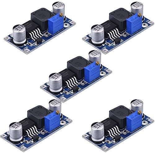 TTiw 5 Pack Boost Converter Module XL6009 DC to DC 3.0-30 V to 5-35 V Output Voltage Adjustable Step-up Circuit Board (5 Pack)