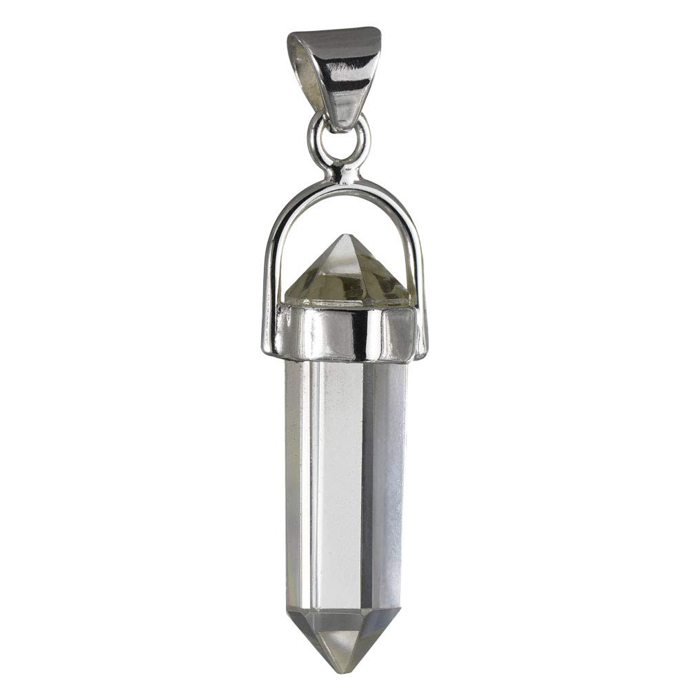 I-be, Rock Crystal Pendant 925 Silver Length 4 cm in Gift Box 2007 Crystal, Paper, Crystal