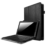 Fintie Nextbook 10.1 Windows 8.1 (NXW10QC32G2 & NXW10QC32G) Tablet Case - Premium Vegan Leather Folio Case Cover with Stylus Holder [NOT FIT Nextbook Flexx 10], Black