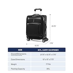 Travelpro Platinum Elite Softside Expandable Carry