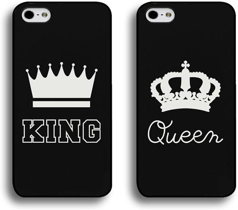 Best Friends Boyfriend Girlfriend Lovers Iphone 6s Plus Case,Hot Cool Design King And Queen Crown Couple Matching Phone Cases Cover Solid Skin Protetive Shell For Iphone 6 Plus/6s Plus 5.5 Inch