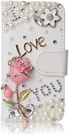 Dkiekieie™ Bling Crystal Diamonds Bow PU leather flip slots wallet cover case skin for Mobile Phones(BLU NEO X Plus (N090U))