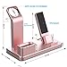 OLEBR Apple Watch Stand Aluminum Apple Watch Charging Stand AirPods Stand Charging Docks Holder for Apple Watch Series 3/2/1/AirPods/iPhone X/8/8Plus/7/7 Plus/6S/6S Plus/iPad -Rose Gold …