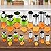 Gimars 18 Pcs Large + Mini Fruit & Vegetable & Cookie Cutters Shapes Sets, Stainless Steel Small Cookie Stamp Mold, Sandwich Cutters for Kids Baking, Bento Box and Food Decoration Tools for Kitchen