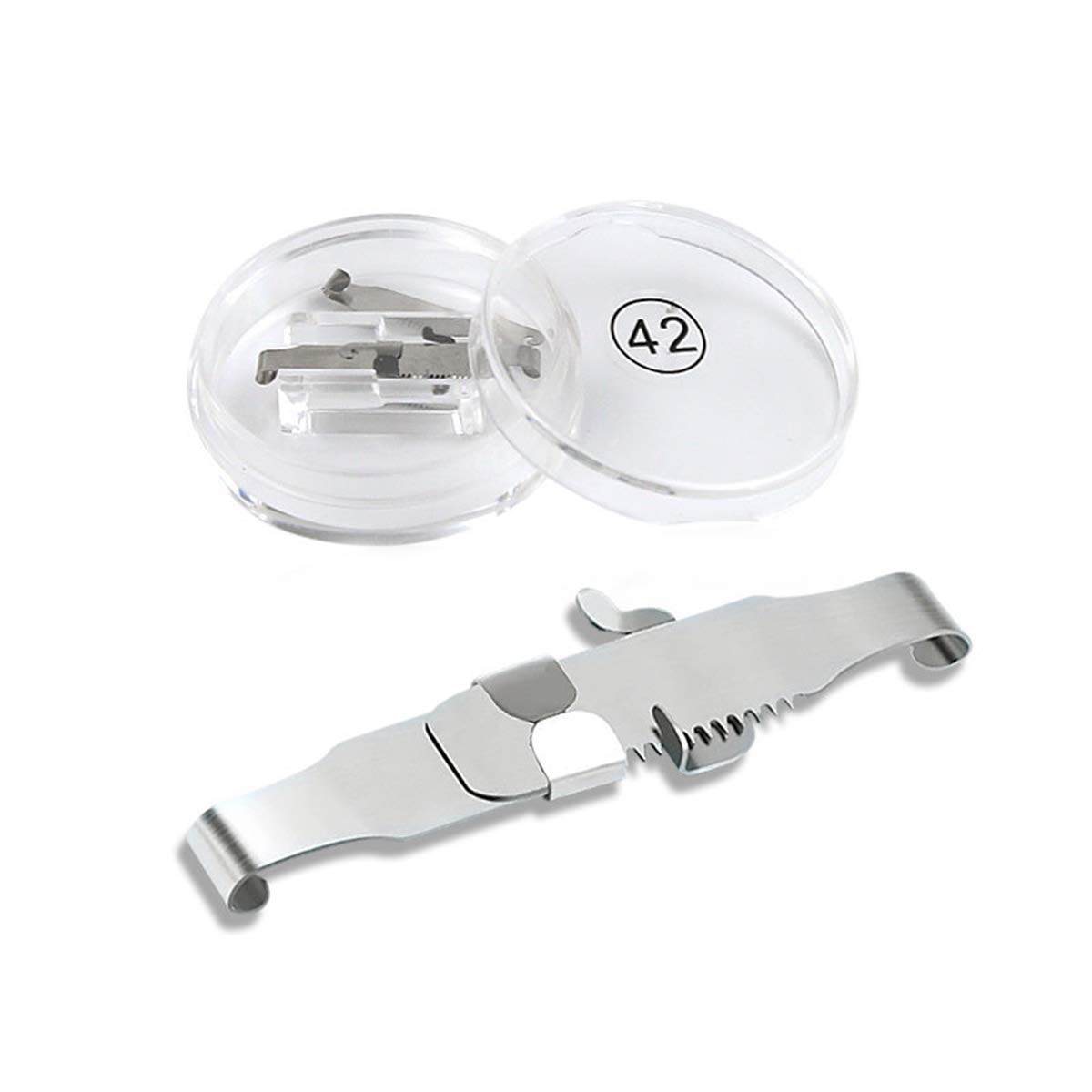 Ingrown Toenail Tools Kit, Include 2pcs Ingrown Toenail Correction Buckle and Toenail Lifter, 2 Sheets Ingrown Toenail Correction Patches for Ingrown Toe Nails Foot Care Tools: Beauty