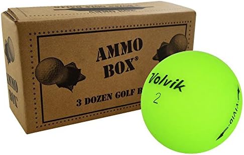 Volvik Vivid Mix Recycled Near Mint Used Golf Balls3-Dozen