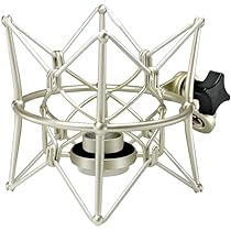 SUUNTOK Microphone Shock Mount Anti-Vibration Mic Holder