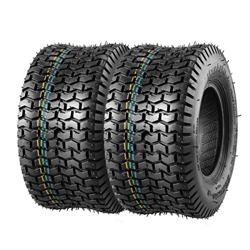 Set of 2 13x6.50-6 13x6.5x6 13/6.50-6 Turf Saver Tire Replacement for John Deere Craftsman Mower Lawn and Garden Tractor, 4PR, DOT Compliant