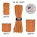 GOLBERG 750lb Paracord/Parachute Cord – US Military Grade – Authentic Mil-Spec Type IV 750lb Tensile Strength Strong Paracord – Mil-C-5040-H – 100% Nylon – Made in USA (Texas Longhorn Orange, 50ft)