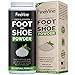 Foot and Shoe Powder - Deodorizer and Odor Eliminator | Remove Bad Smells from Stinky Feet, and Sweaty Socks | Safe for Slippers, Sneakers, Athletes Footwear, Hockey and Tennis Equipment | Made in USA